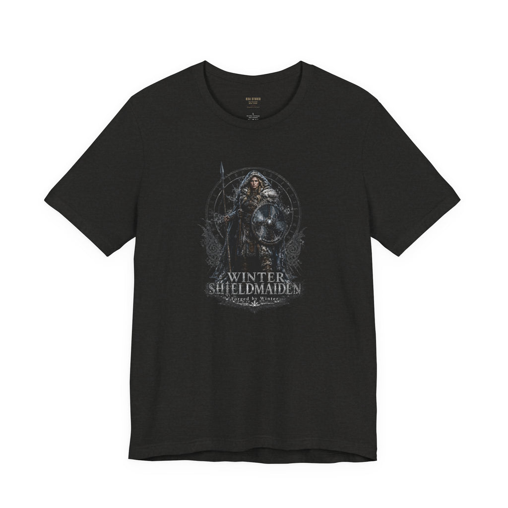 Winter Shieldmaiden — Norse Warrior T-Shirt