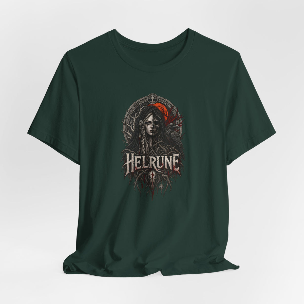 Helrune – Dark Norse Goddess T-Shirt