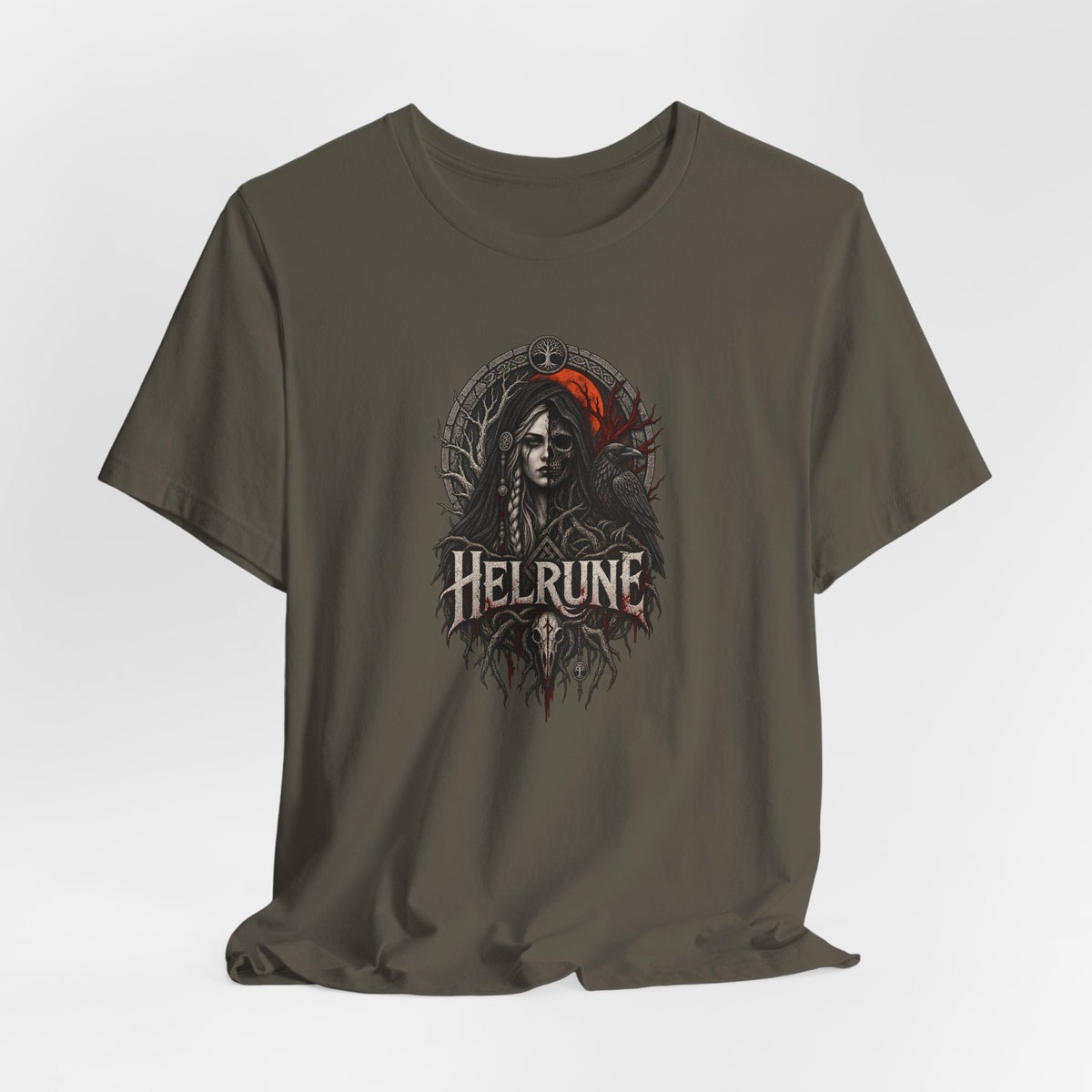Helrune – Dark Norse Goddess T-Shirt
