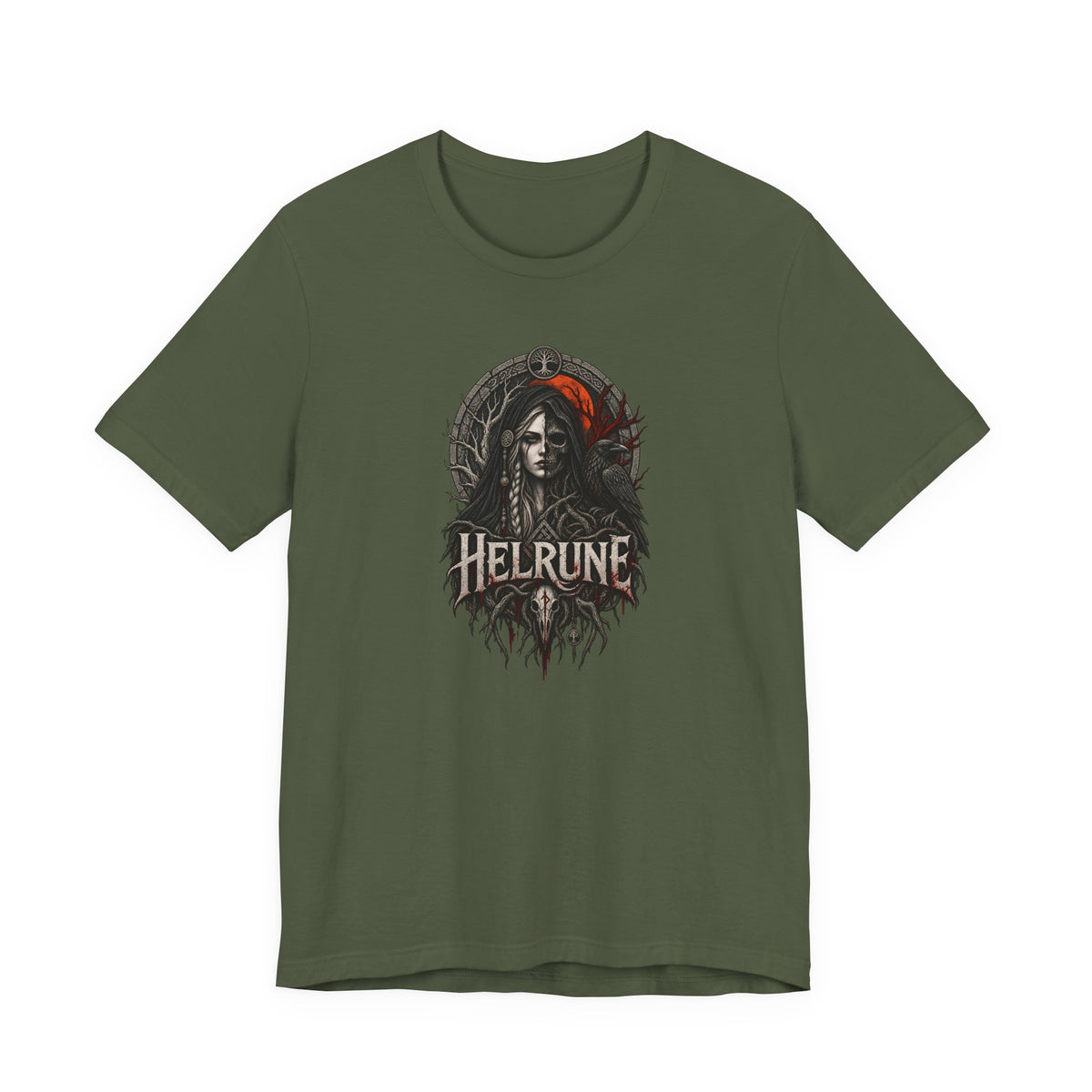 Helrune – Dark Norse Goddess T-Shirt