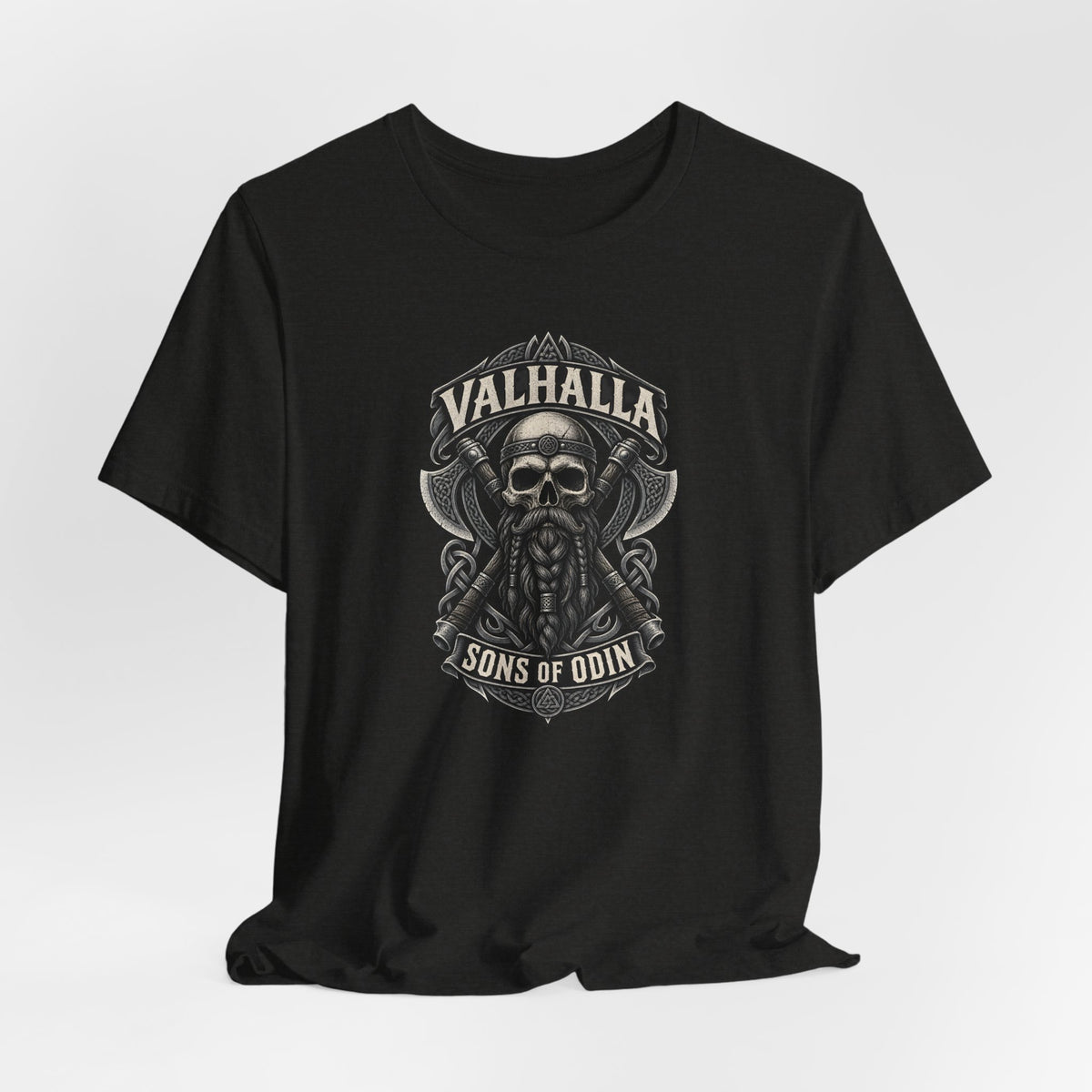 Valhalla, Sons of Odin — Viking Skull T-Shirt