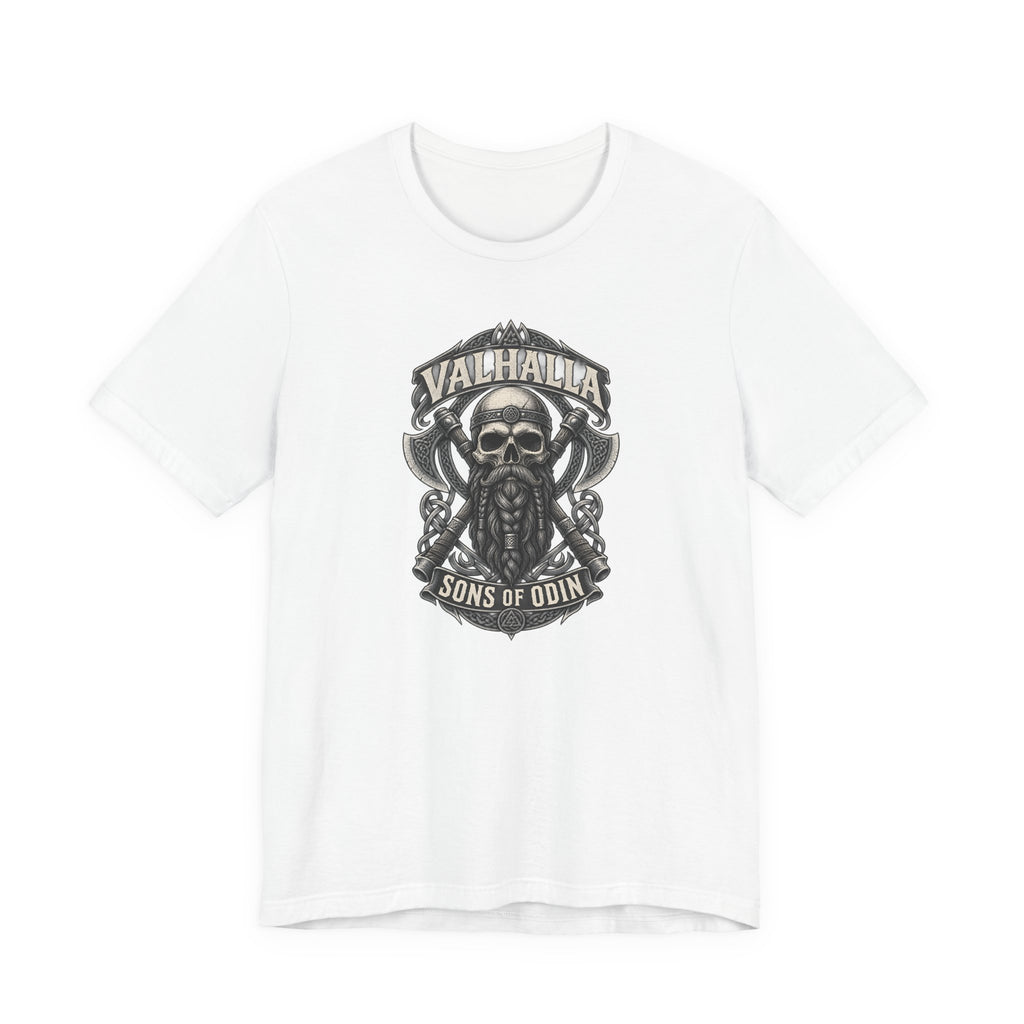 Valhalla, Sons of Odin — Viking Skull T-Shirt