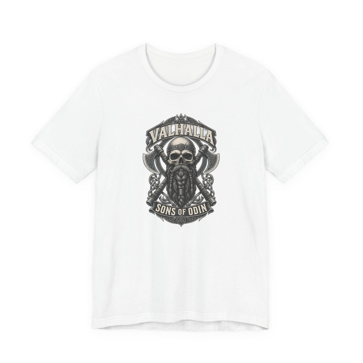 Valhalla, Sons of Odin — Viking Skull T-Shirt