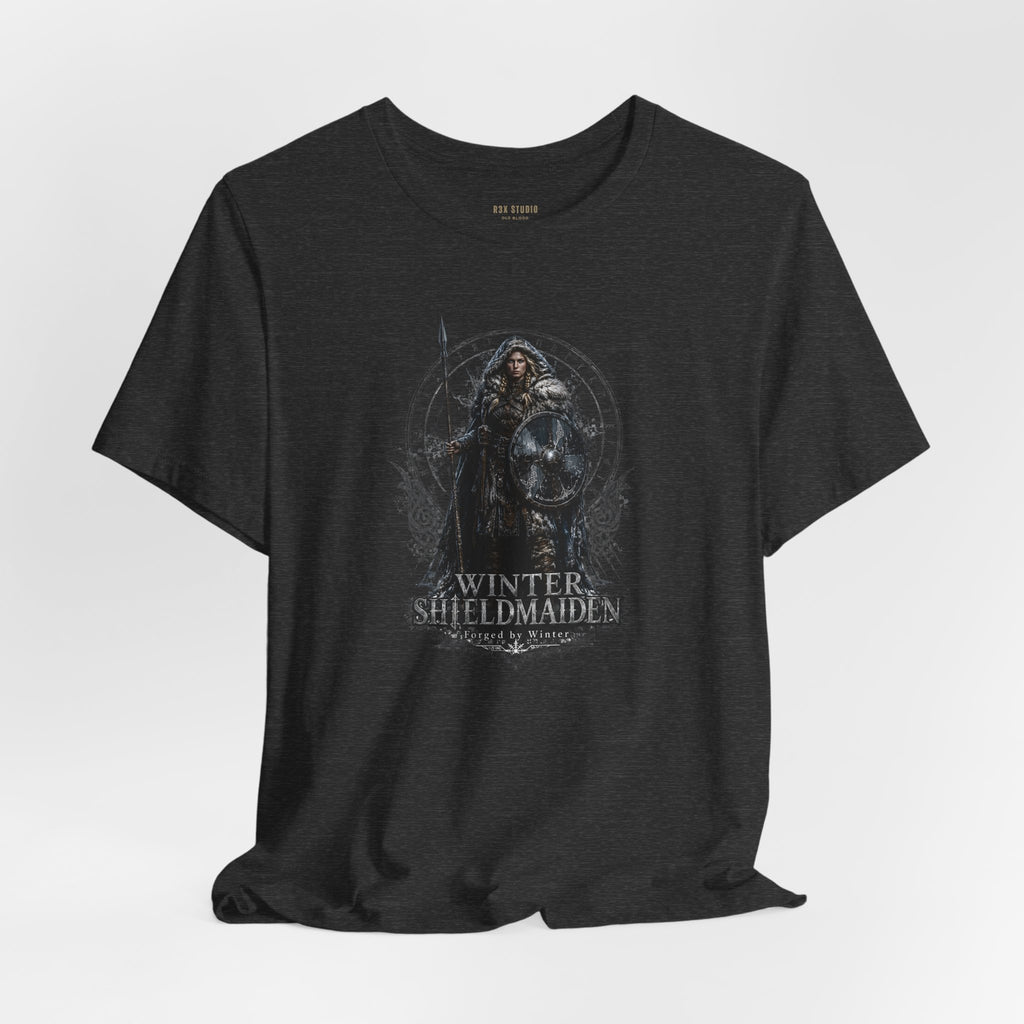 Winter Shieldmaiden — Norse Warrior T-Shirt