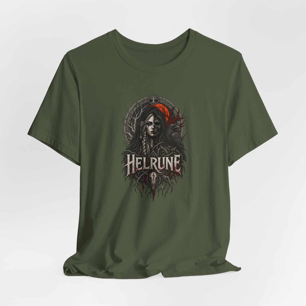 Helrune – Dark Norse Goddess T-Shirt