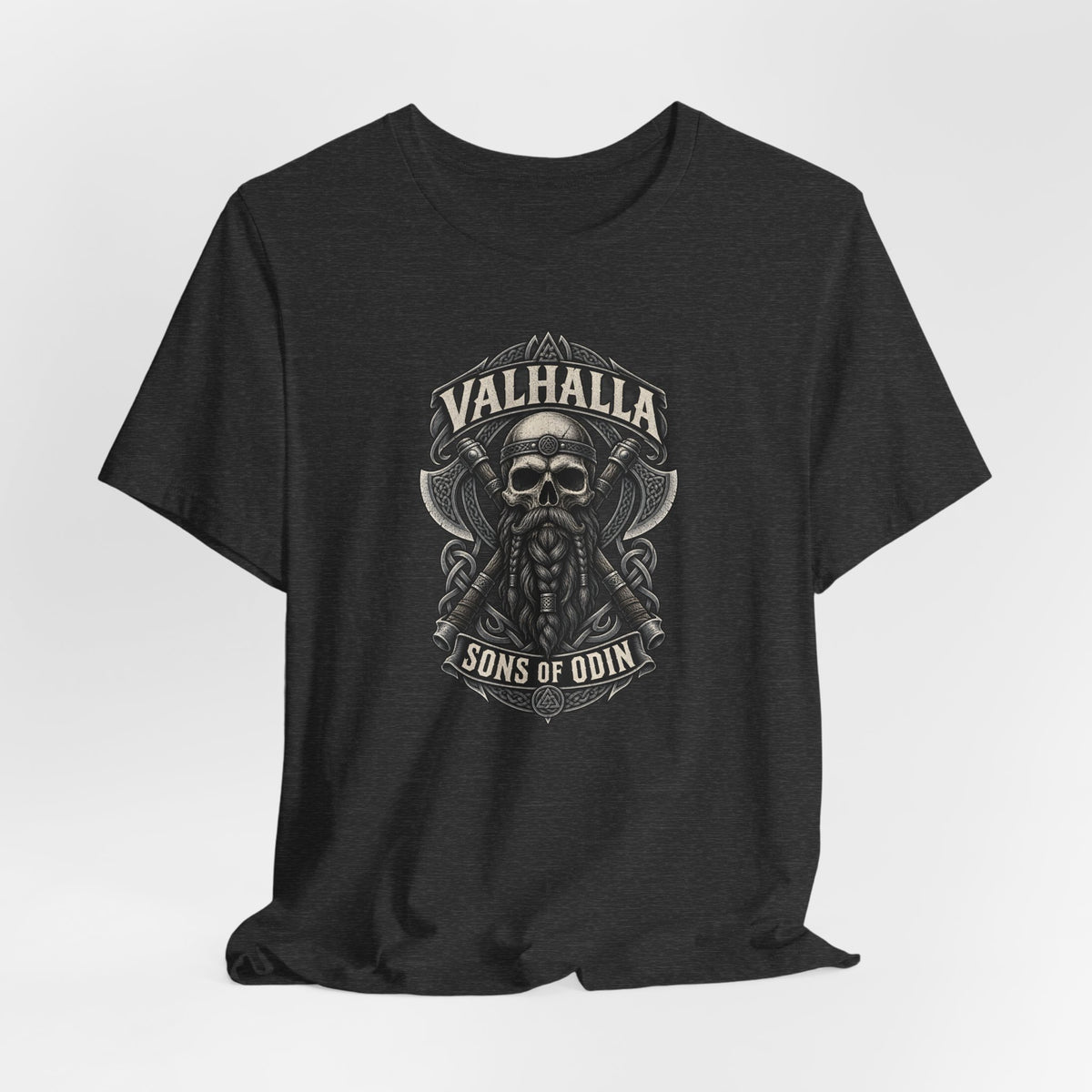 Valhalla, Sons of Odin — Viking Skull T-Shirt