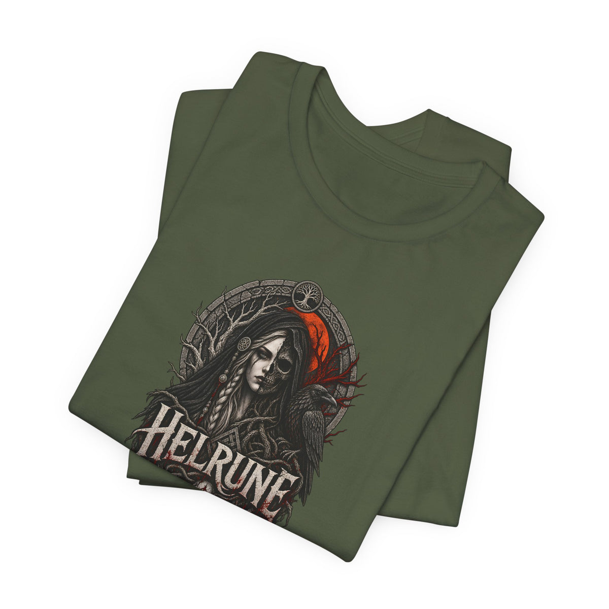 Helrune – Dark Norse Goddess T-Shirt