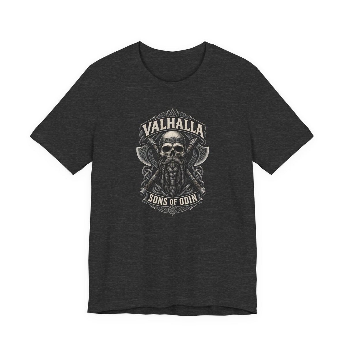 Valhalla, Sons of Odin — Viking Skull T-Shirt