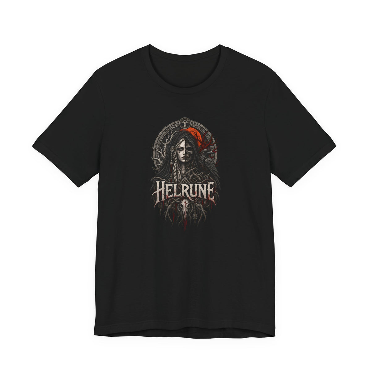 Helrune – Dark Norse Goddess T-Shirt