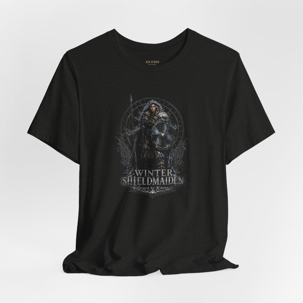 Winter Shieldmaiden — Norse Warrior T-Shirt