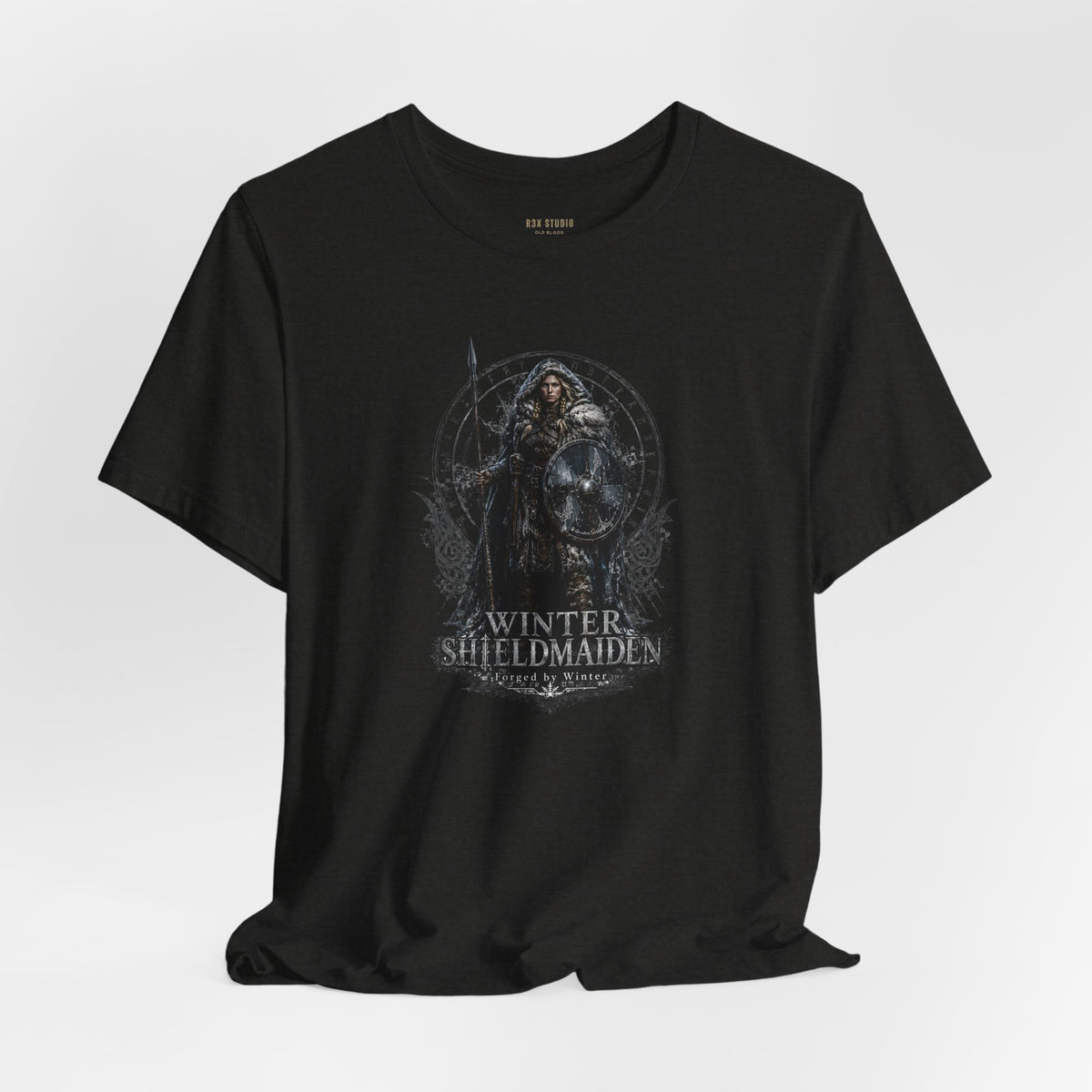 Winter Shieldmaiden — Norse Warrior T-Shirt
