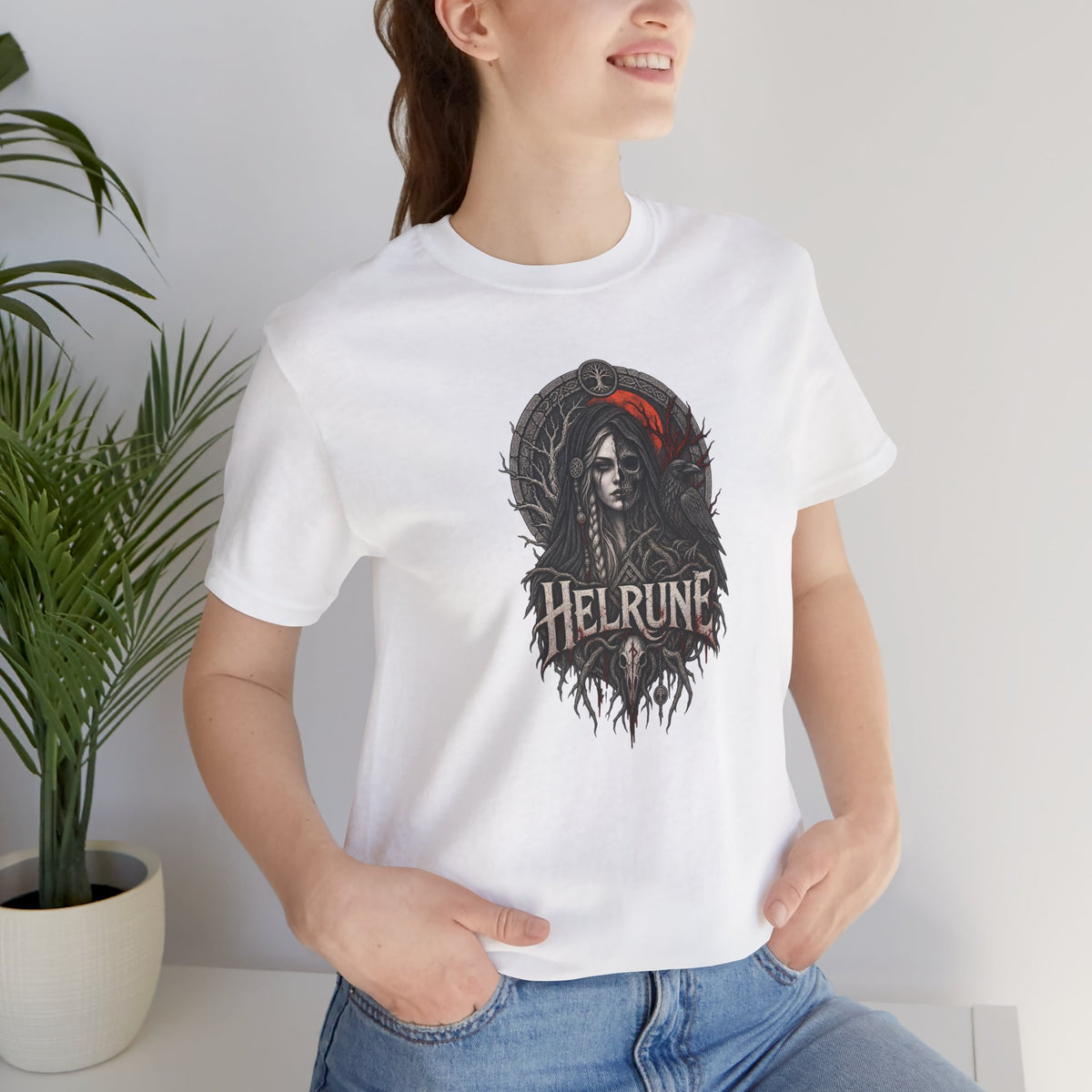 Helrune – Dark Norse Goddess T-Shirt