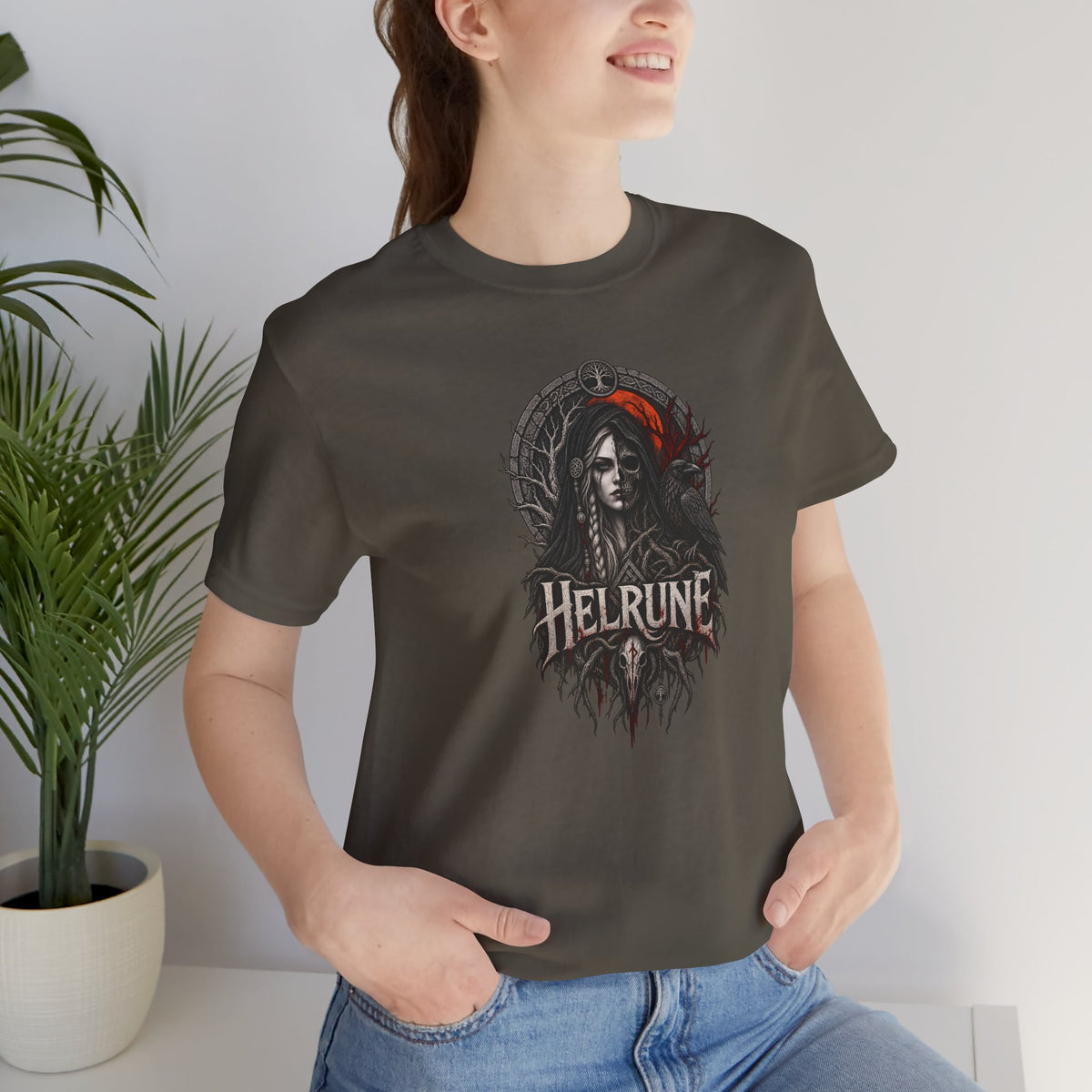 Helrune – Dark Norse Goddess T-Shirt