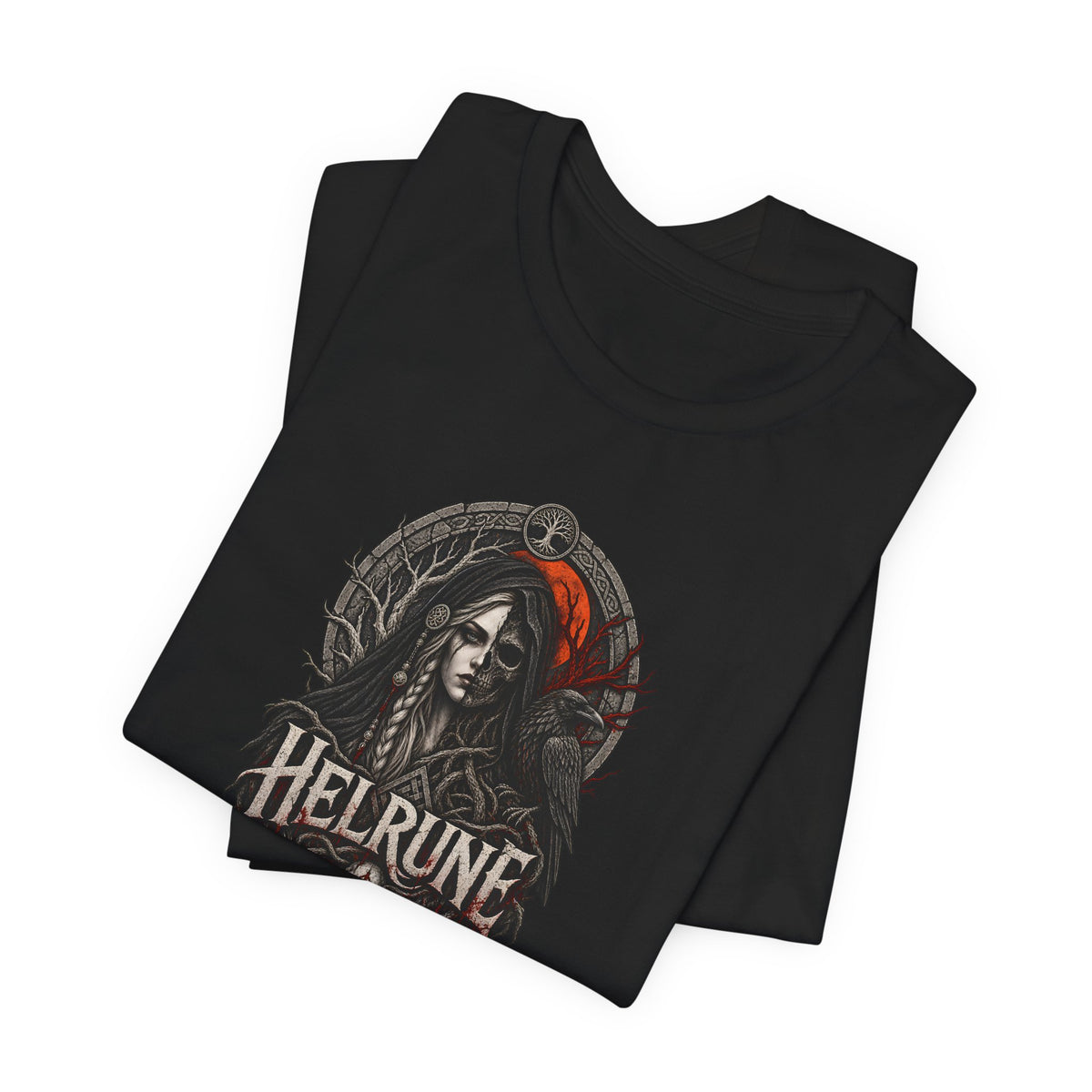 Helrune – Dark Norse Goddess T-Shirt
