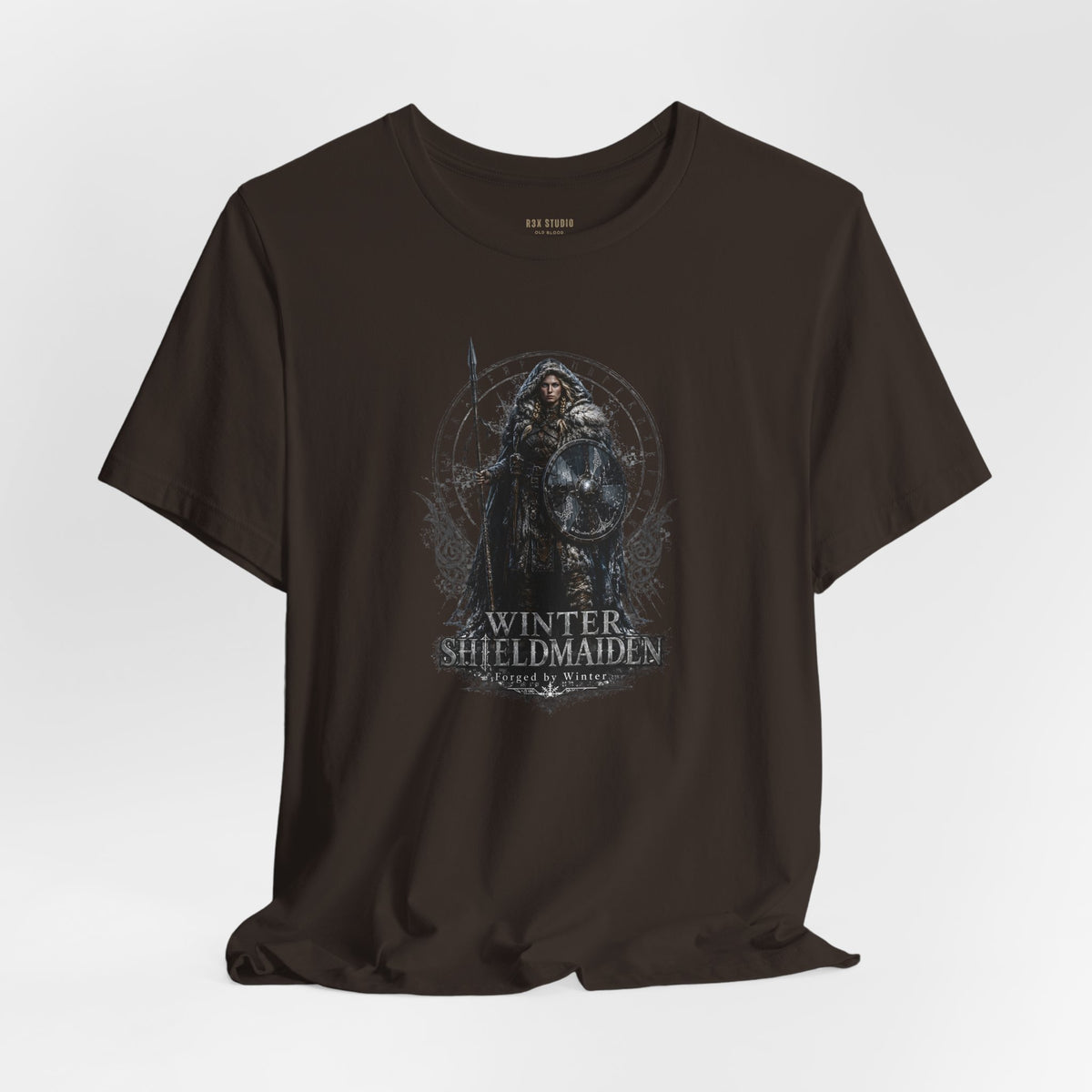 Winter Shieldmaiden — Norse Warrior T-Shirt