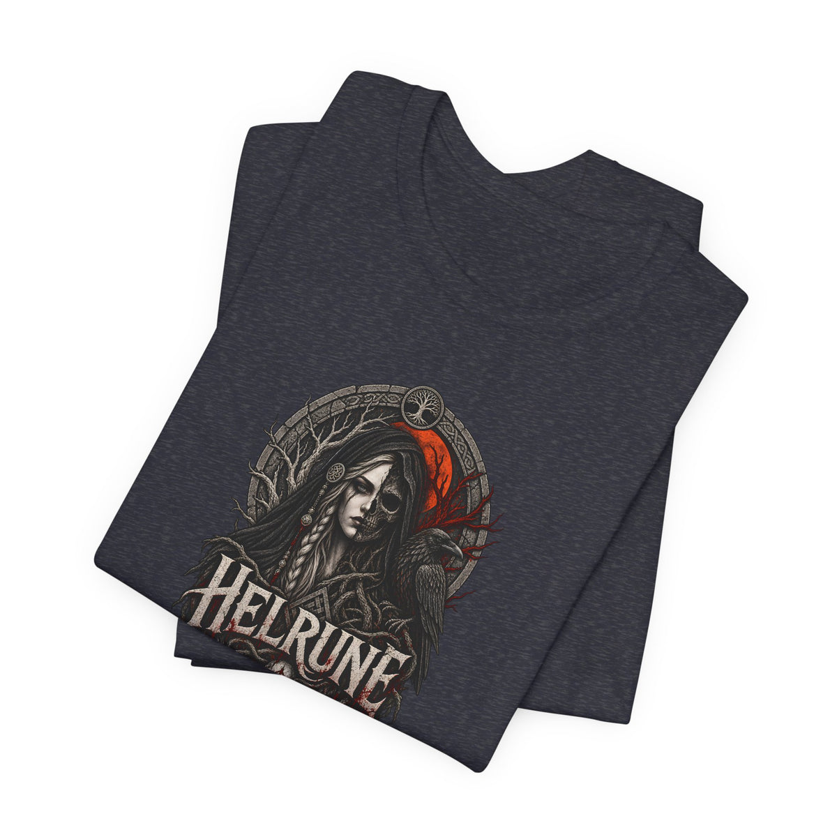Helrune – Dark Norse Goddess T-Shirt
