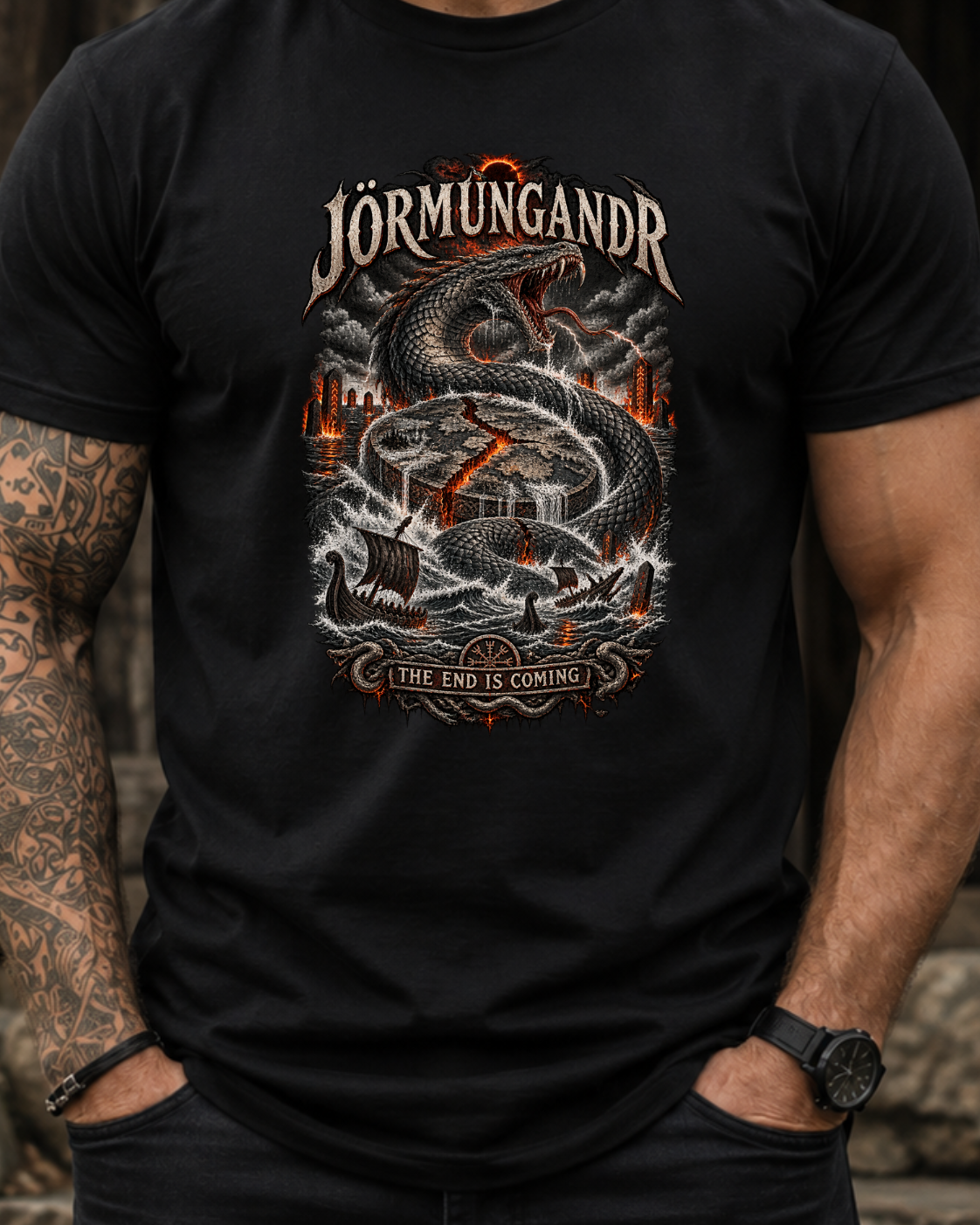 Jörmungandr — World Serpent T-Shirt