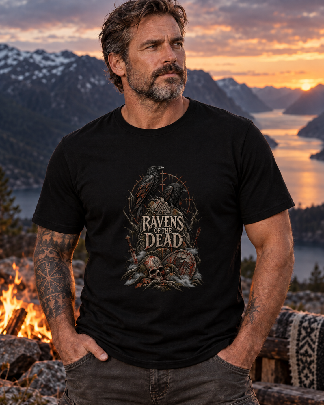 Ravens of the Dead — Norse Raven T-Shirt
