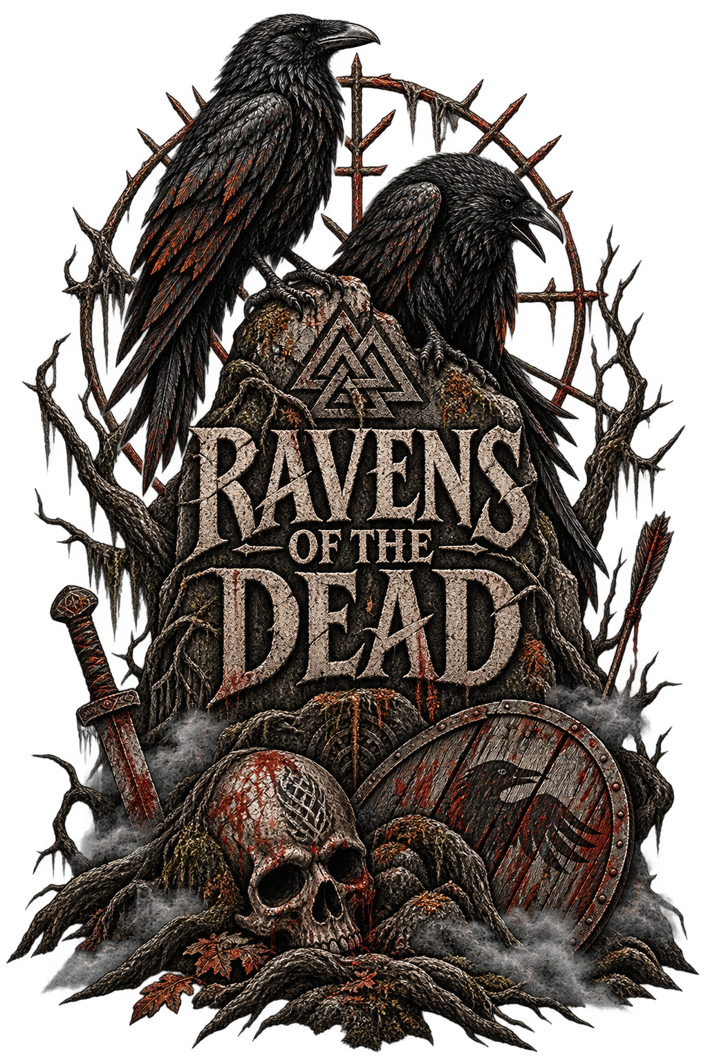 Ravens of the Dead — Norse Raven T-Shirt