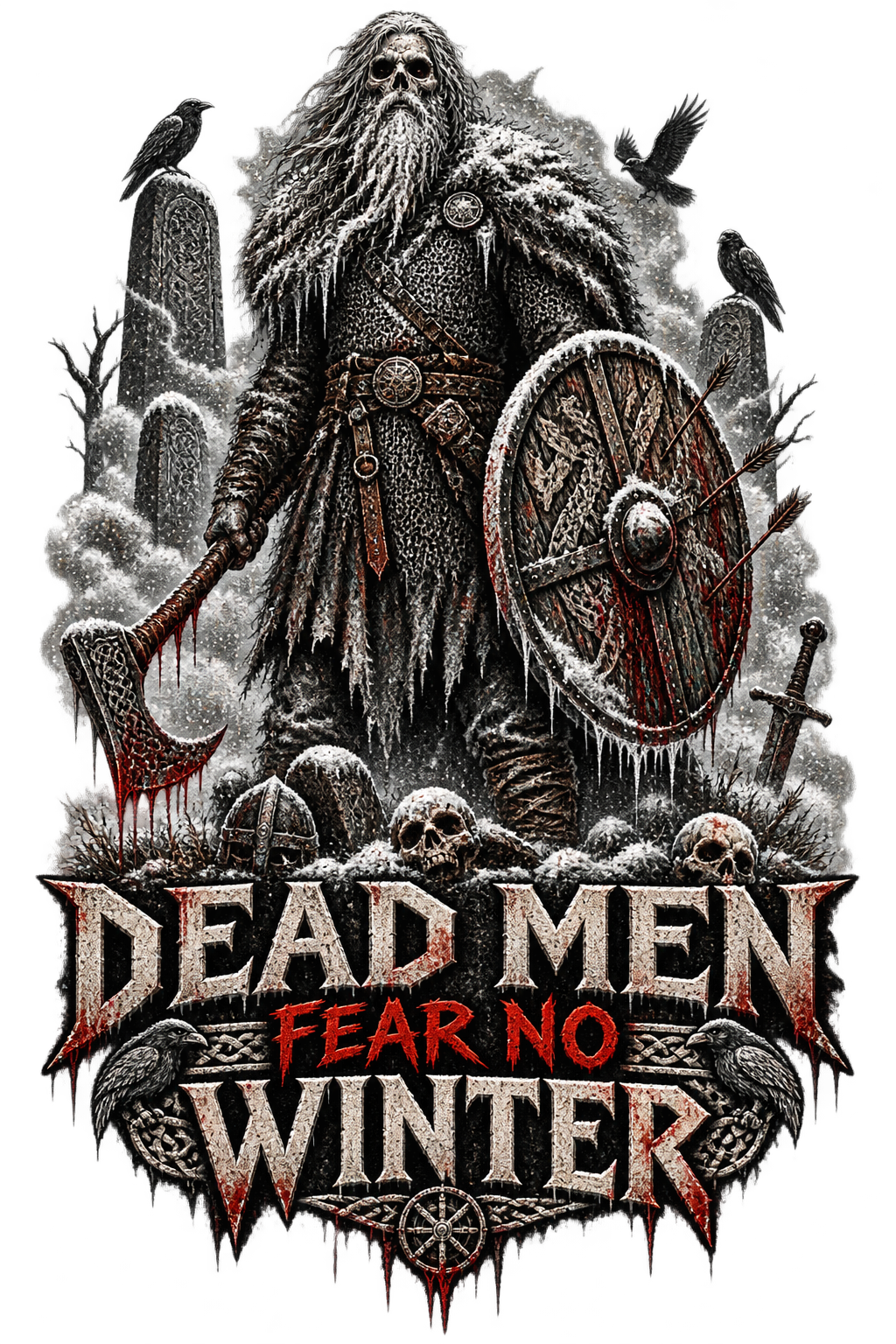 Dead Men Fear No Winter — Norse Warrior T-Shirt