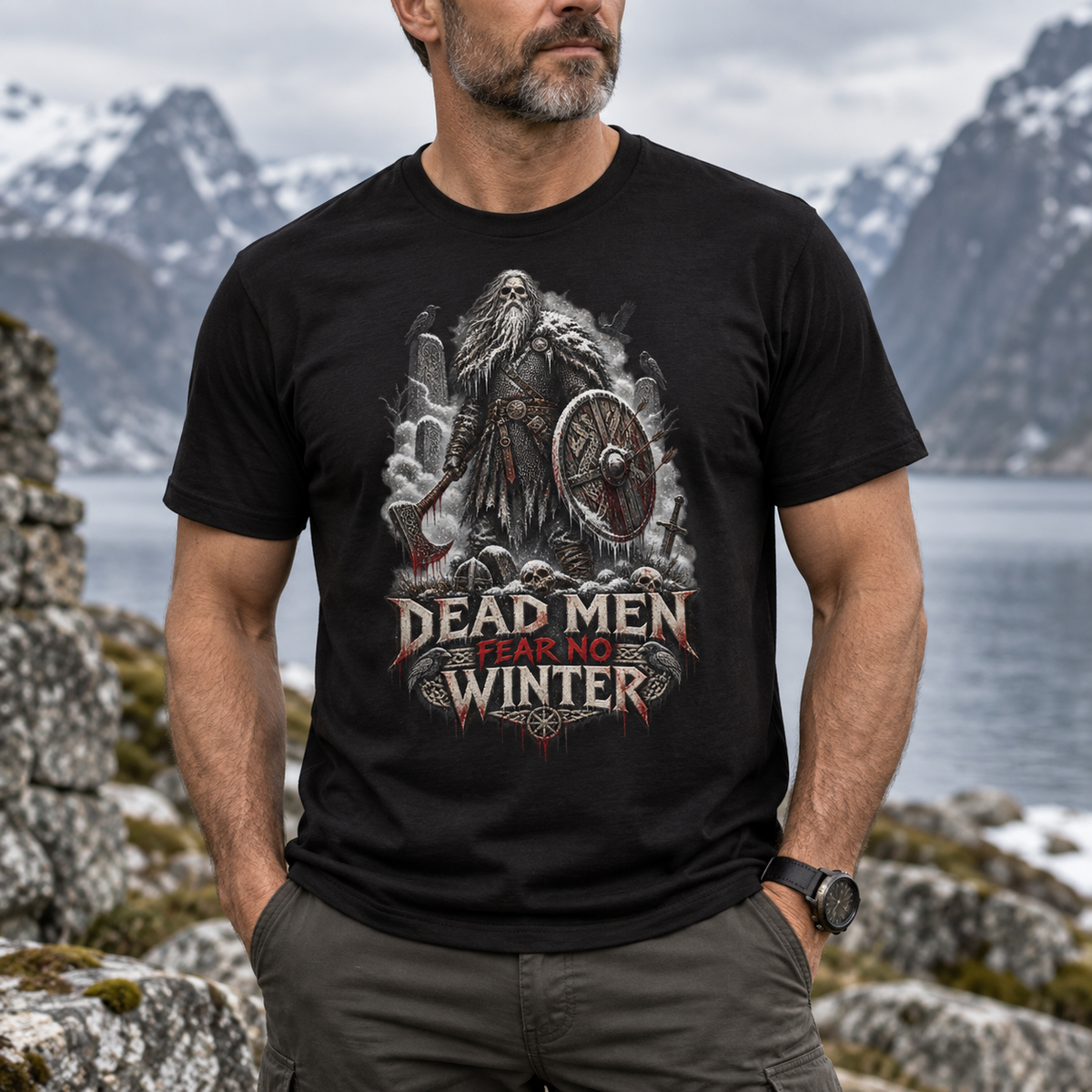 Dead Men Fear No Winter — Norse Warrior T-Shirt