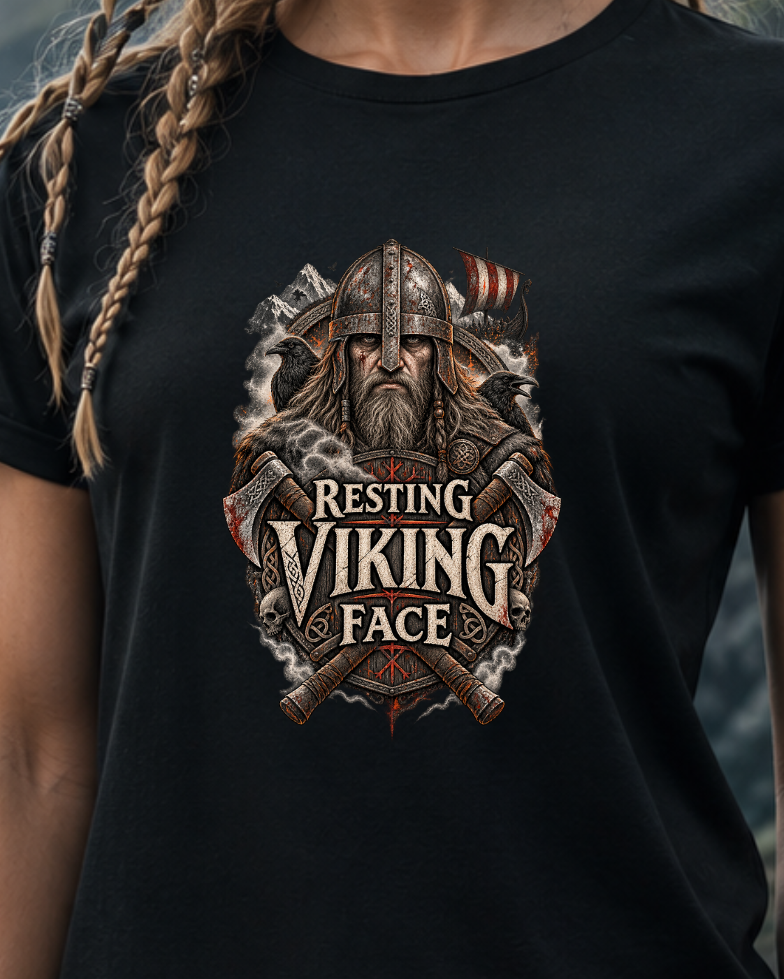 Spooky Like a Viking – Dark Norse Halloween T-Shirt