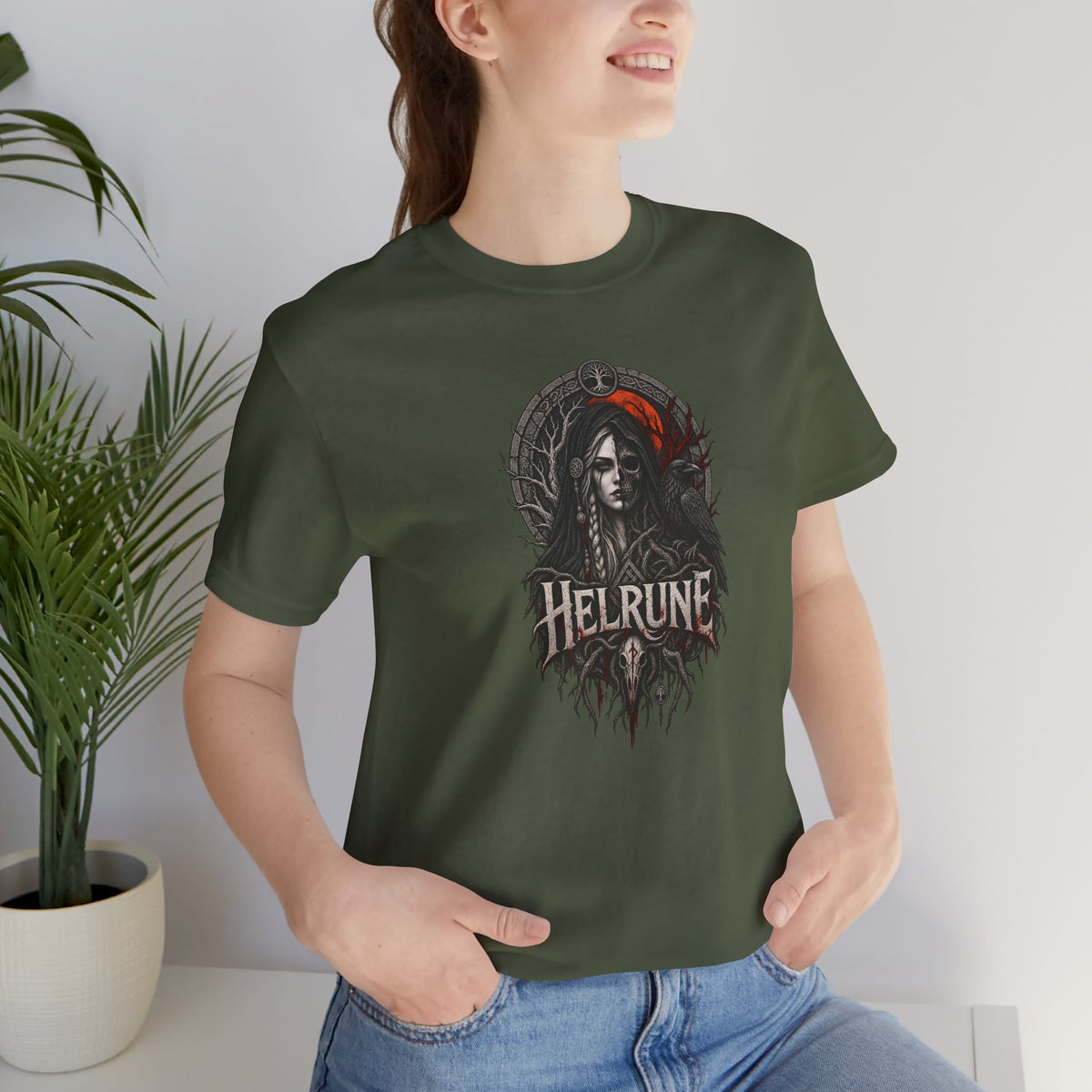 Helrune – Dark Norse Goddess T-Shirt