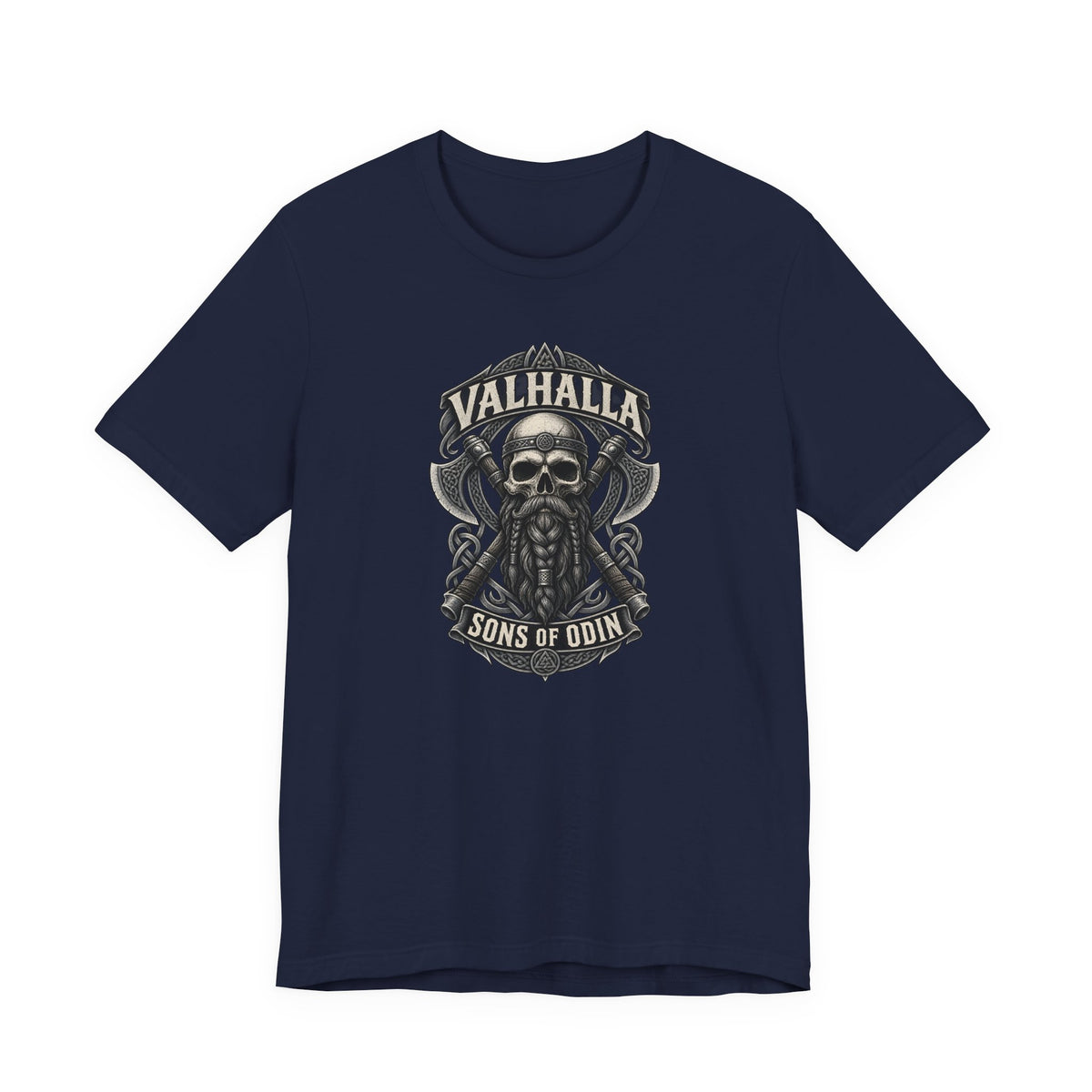 Valhalla, Sons of Odin — Viking Skull T-Shirt