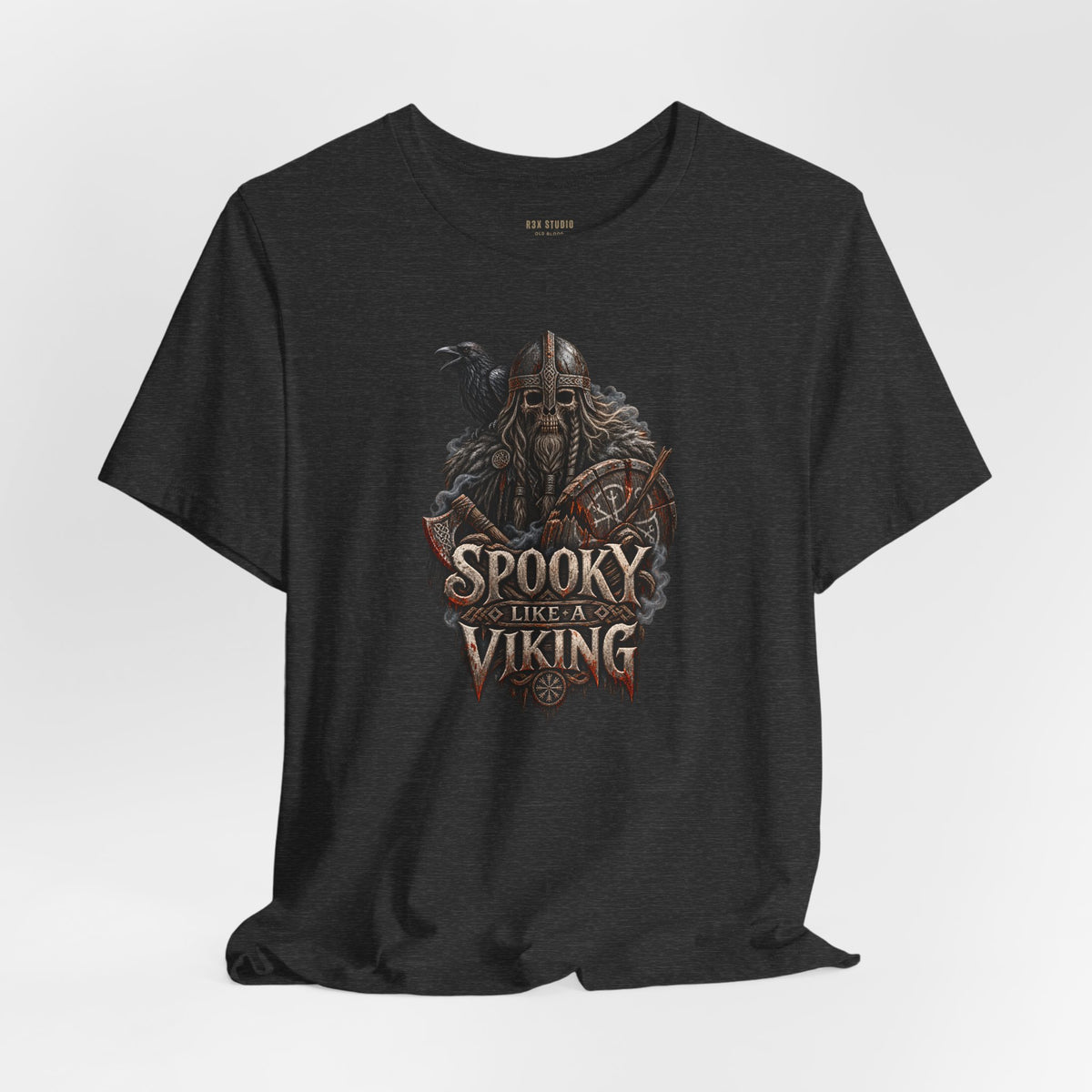Spooky Like a Viking – Dark Norse Halloween T-Shirt