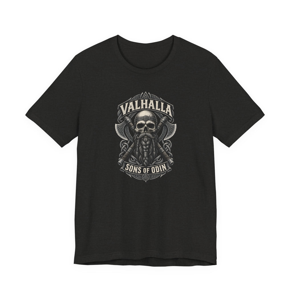 Valhalla, Sons of Odin — Viking Skull T-Shirt