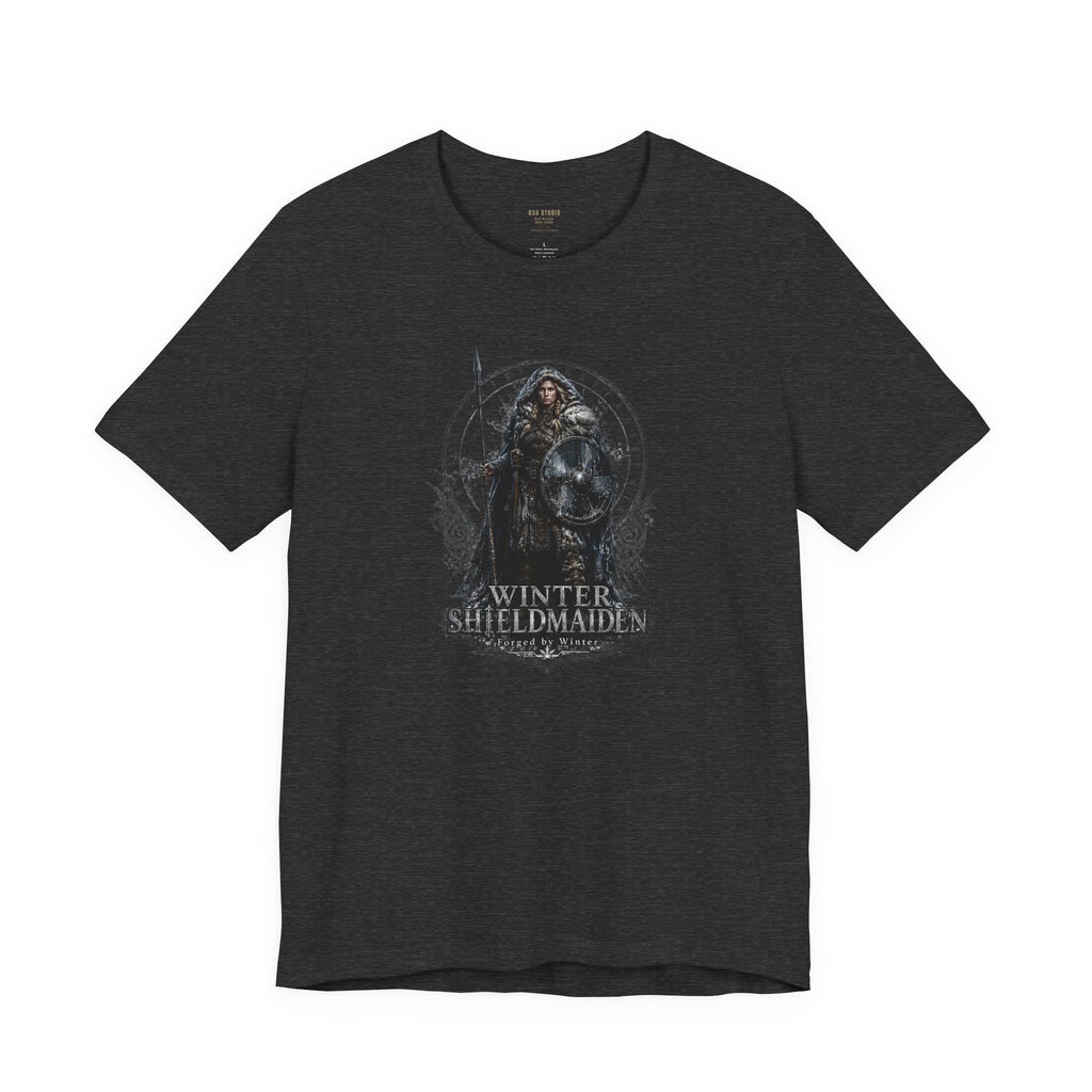 Winter Shieldmaiden — Norse Warrior T-Shirt