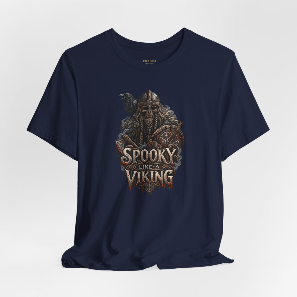Spooky Like a Viking – Dark Norse Halloween T-Shirt