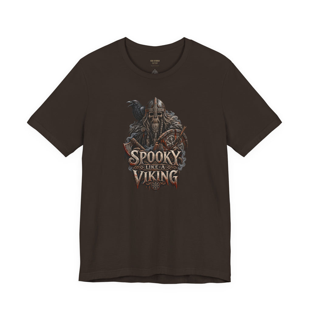 Spooky Like a Viking – Dark Norse Halloween T-Shirt
