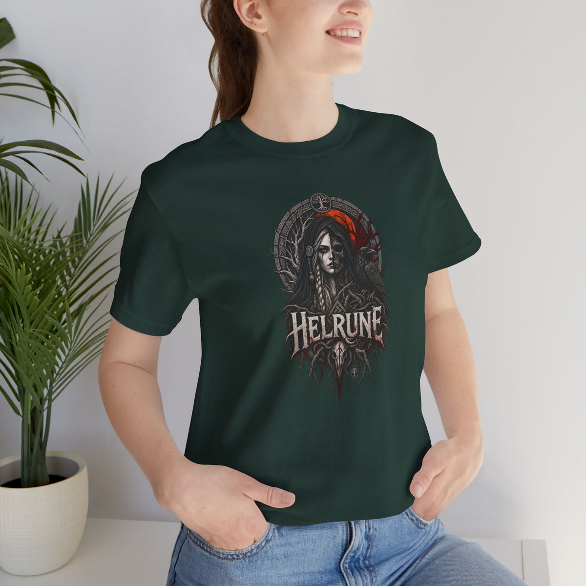 Helrune – Dark Norse Goddess T-Shirt
