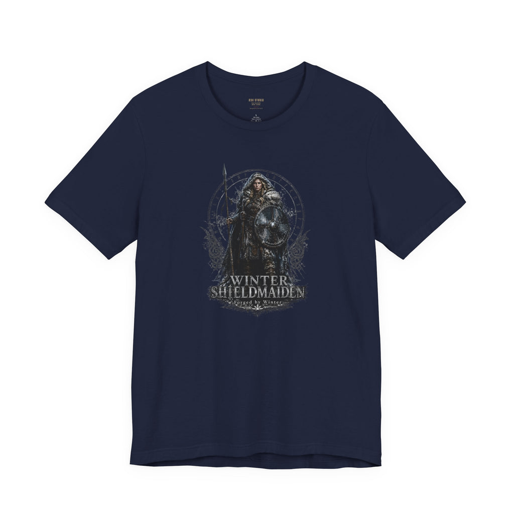Winter Shieldmaiden — Norse Warrior T-Shirt