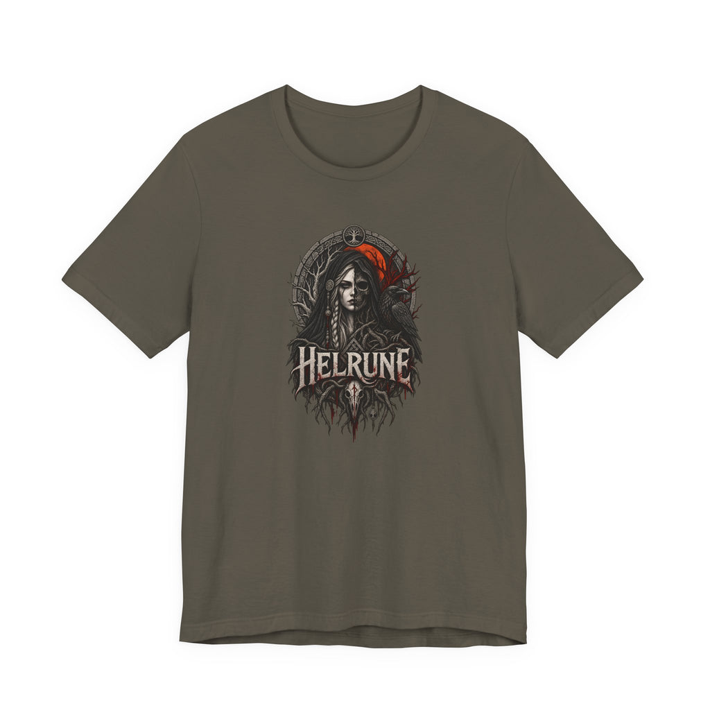 Helrune – Dark Norse Goddess T-Shirt
