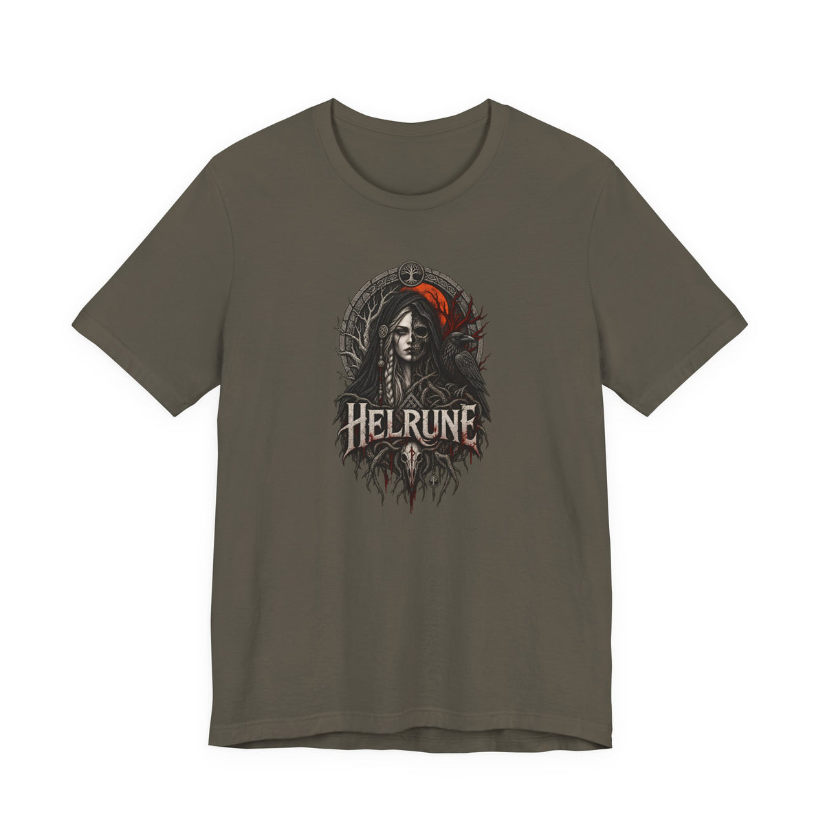 Helrune – Dark Norse Goddess T-Shirt