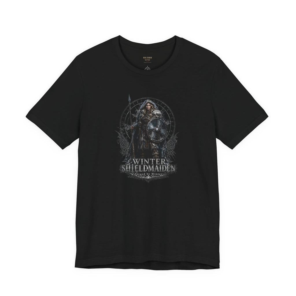 Winter Shieldmaiden — Norse Warrior T-Shirt