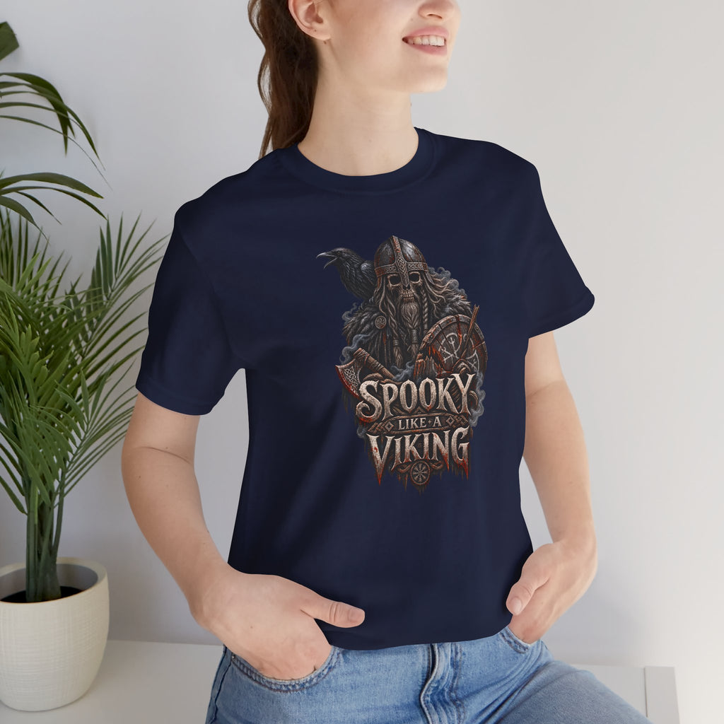 Spooky Like a Viking – Dark Norse Halloween T-Shirt