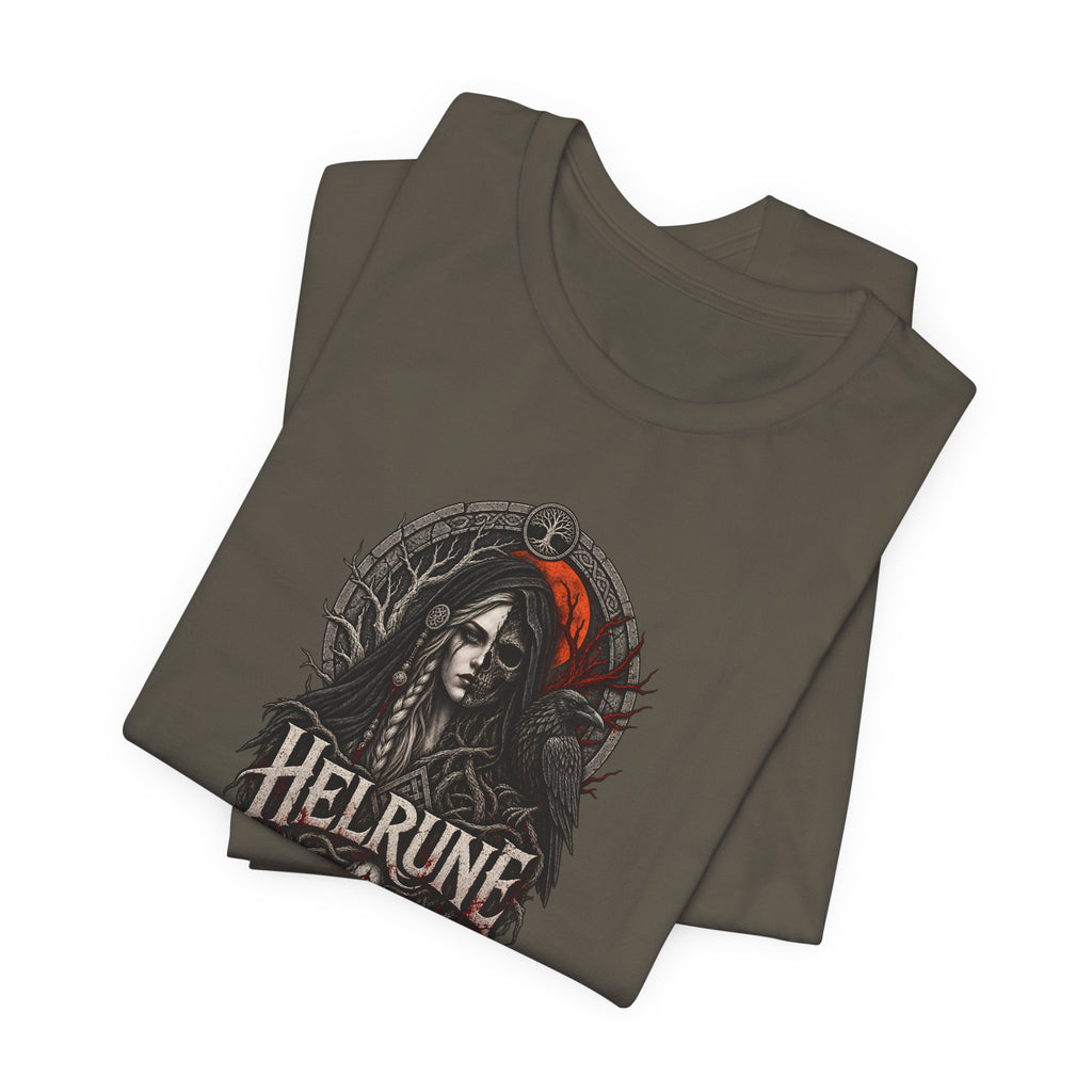 Helrune – Dark Norse Goddess T-Shirt