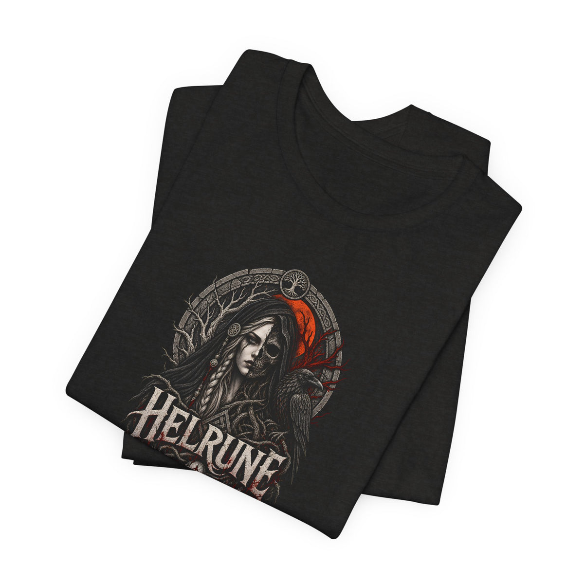 Helrune – Dark Norse Goddess T-Shirt