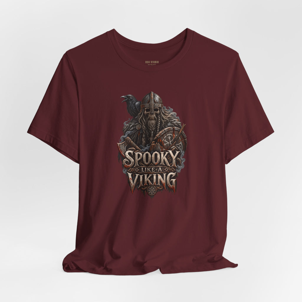 Spooky Like a Viking – Dark Norse Halloween T-Shirt