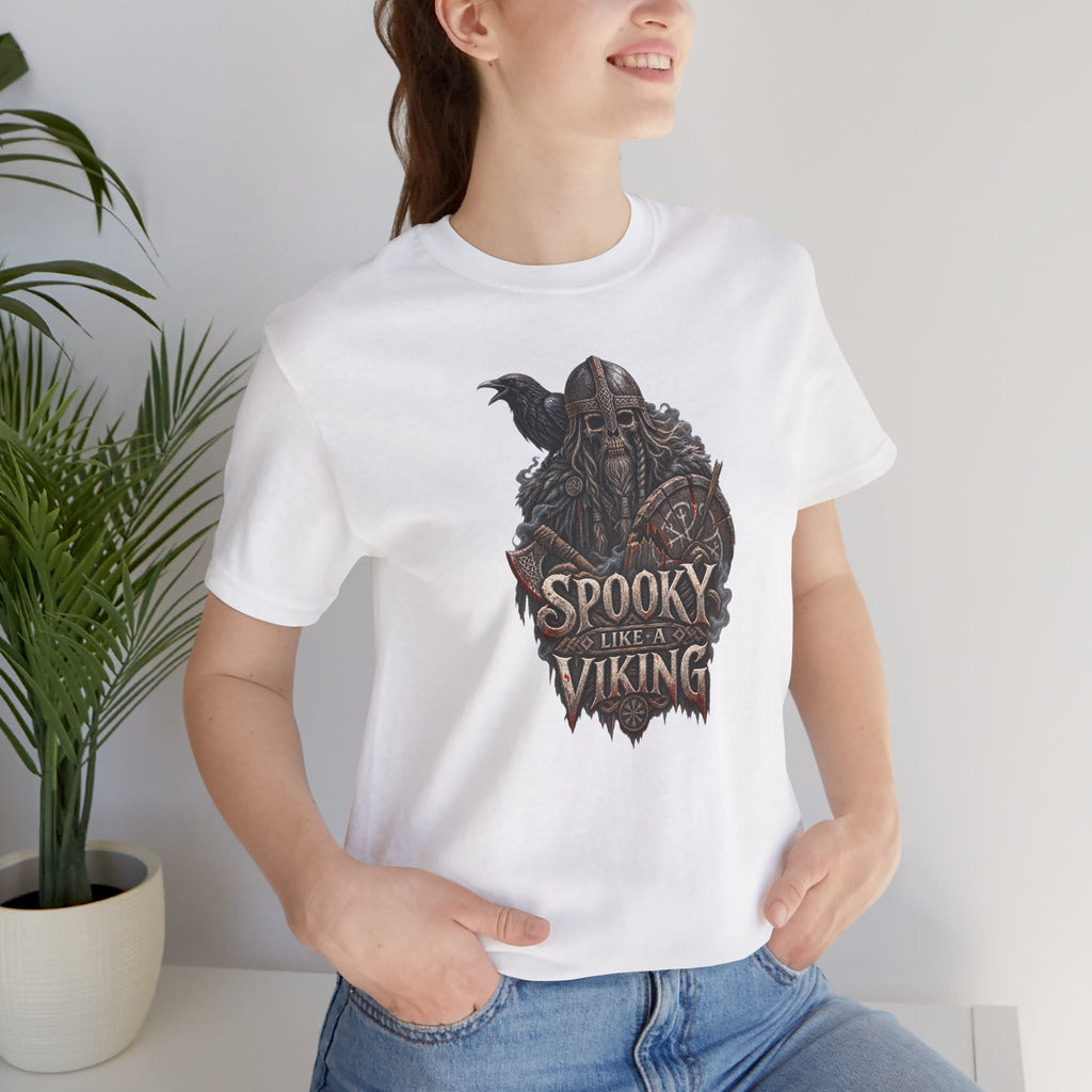 Spooky Like a Viking – Dark Norse Halloween T-Shirt