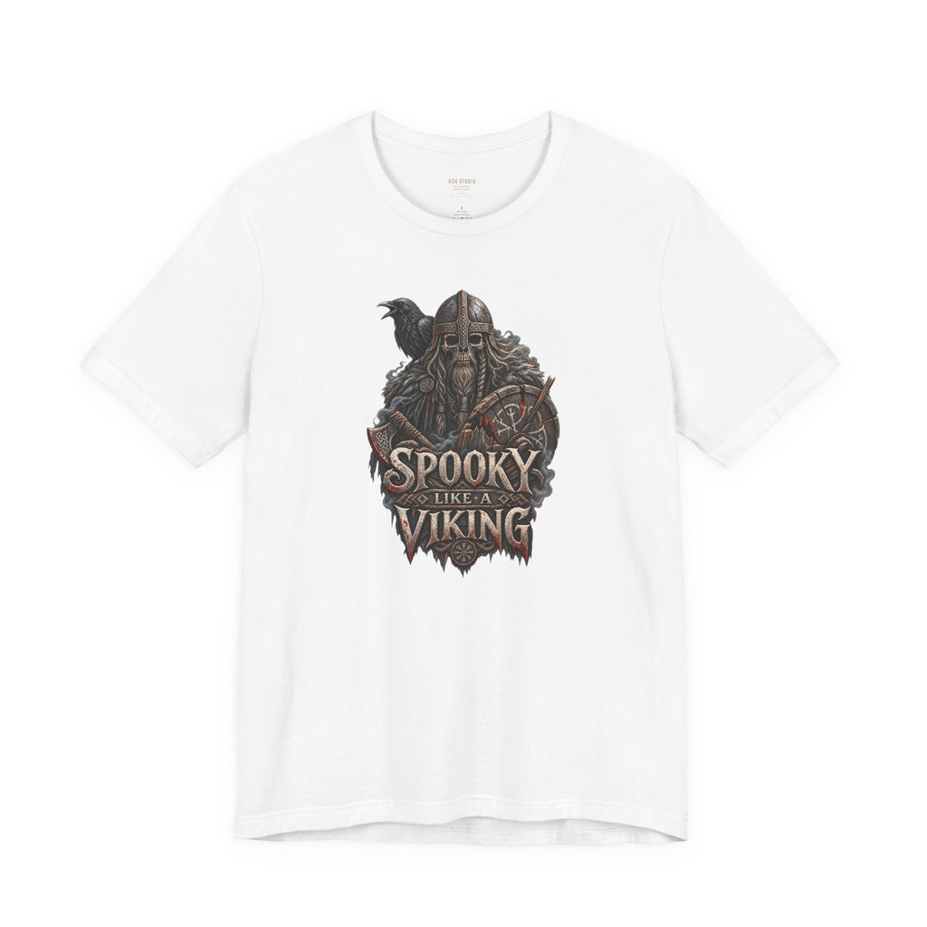Spooky Like a Viking – Dark Norse Halloween T-Shirt